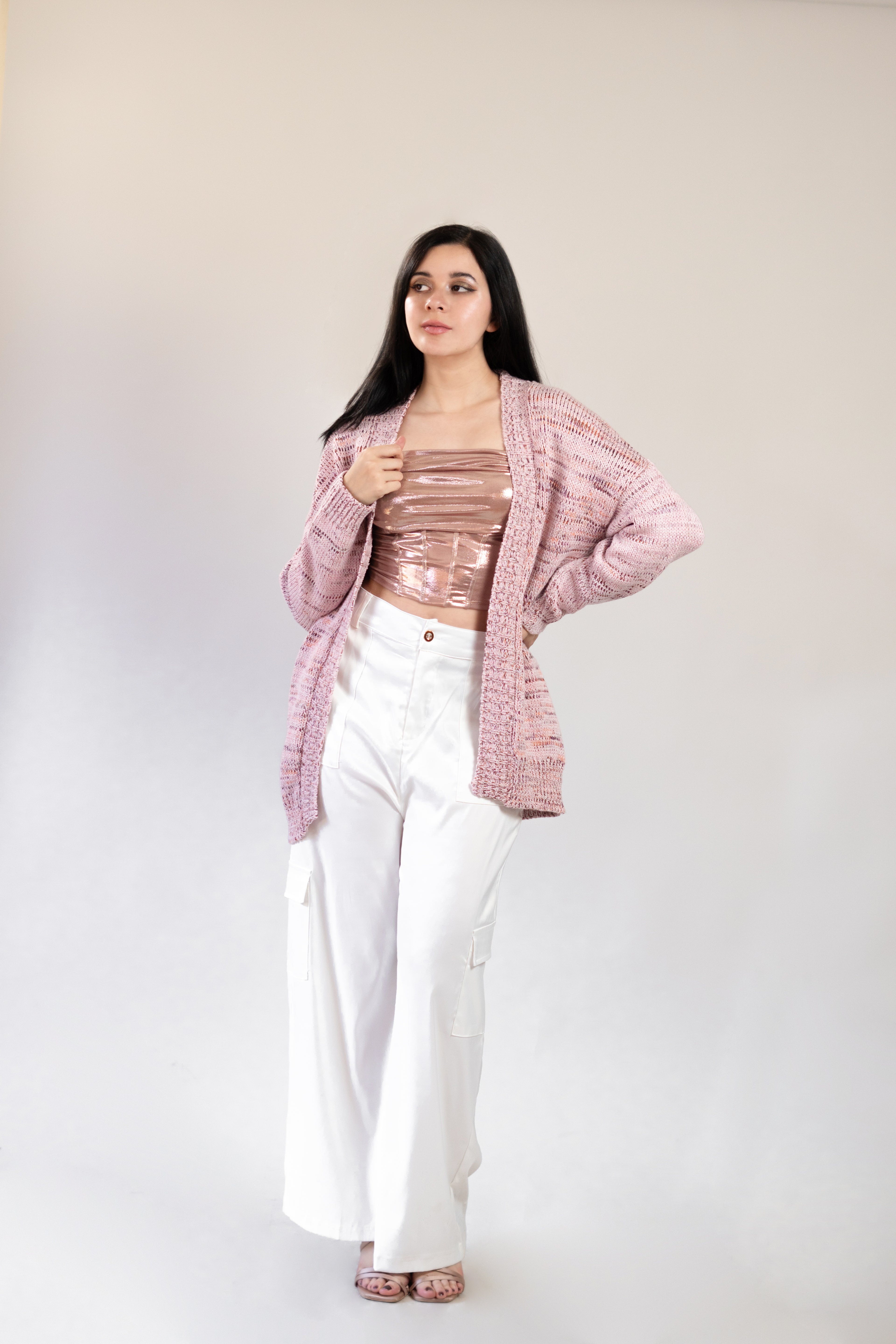 Cárdigan Tejido Oversize