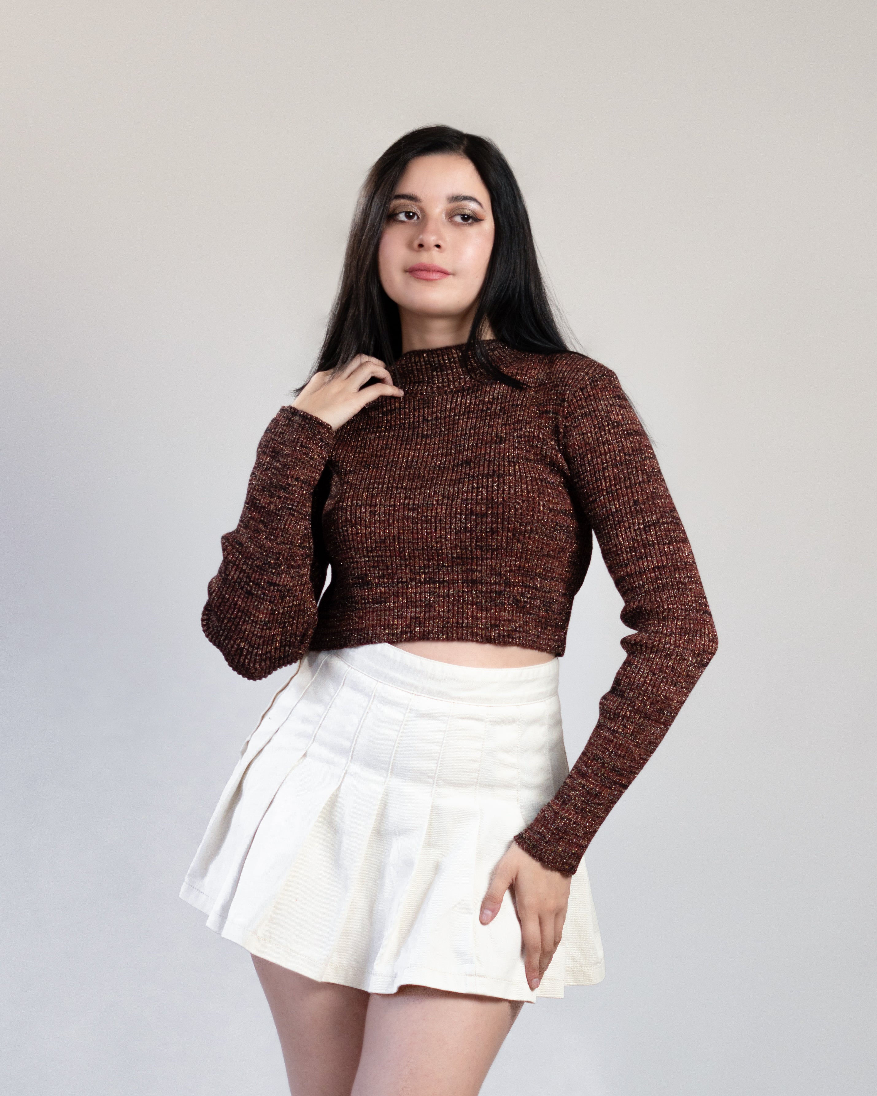 Suéter Corto Brillo
