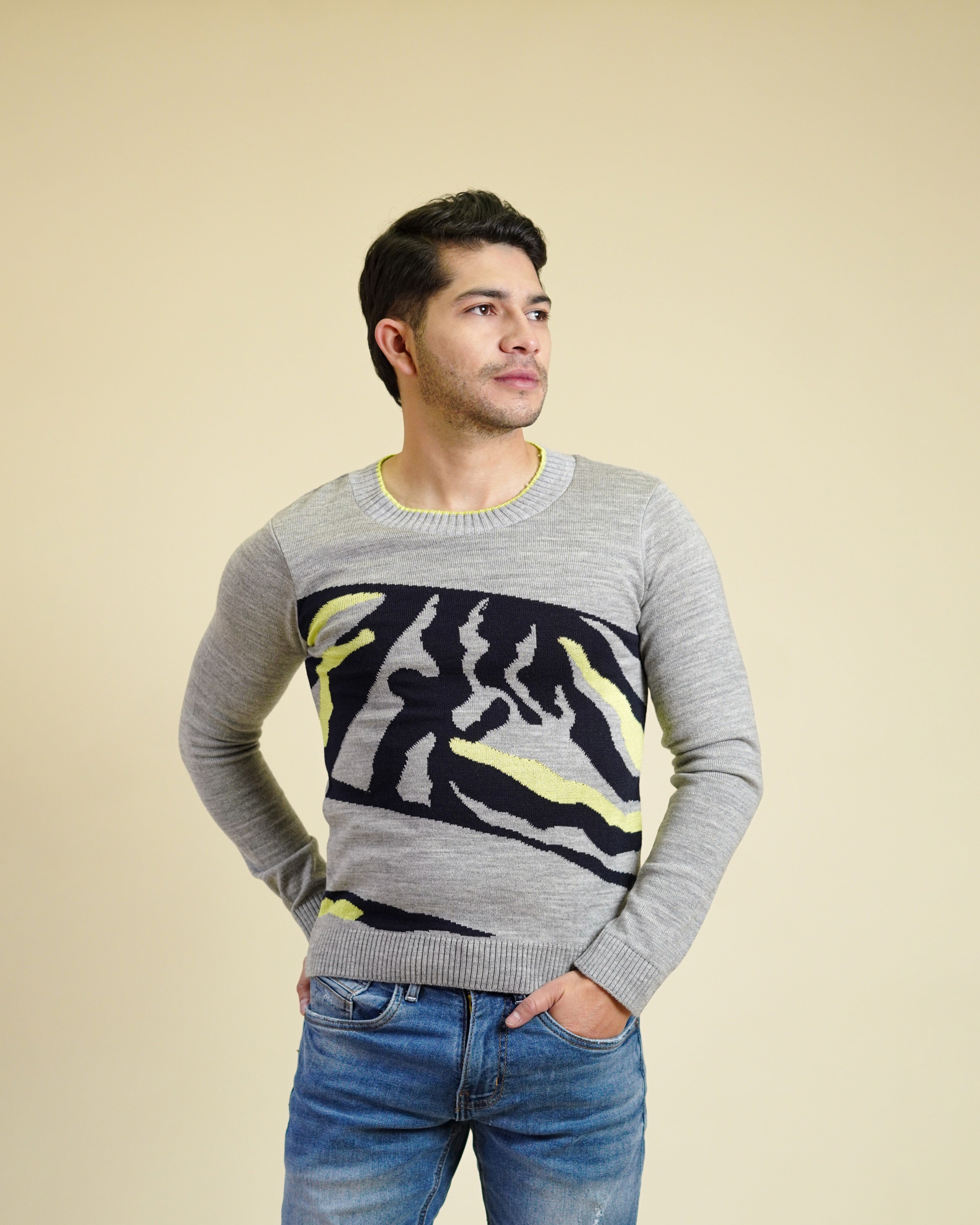 Suéter Dibujo Camuflaje