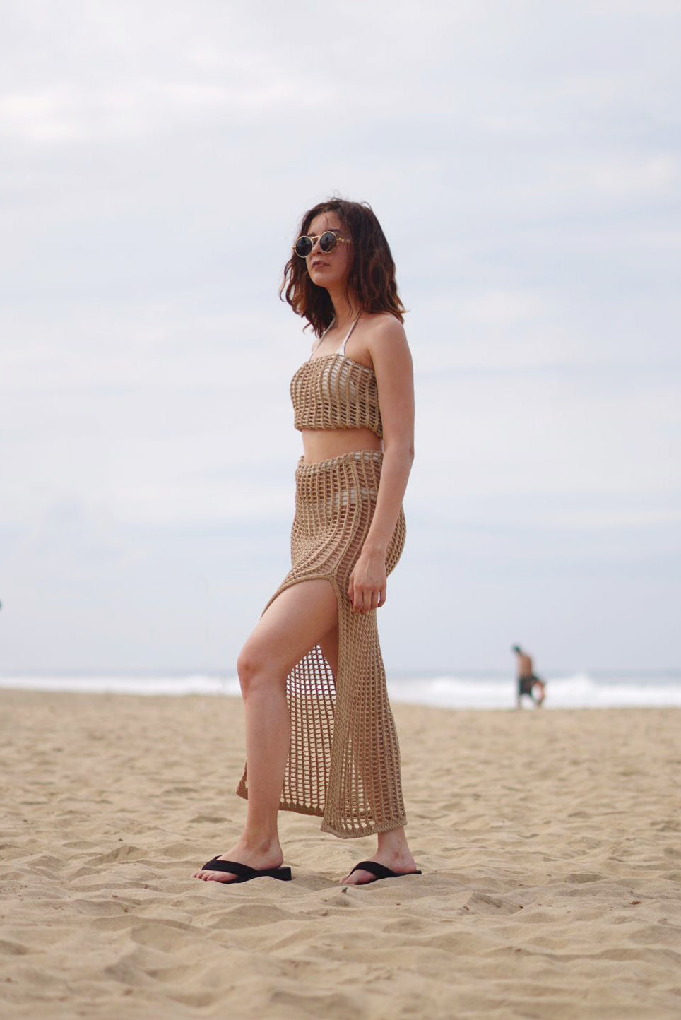 Set Top y Falda Calados