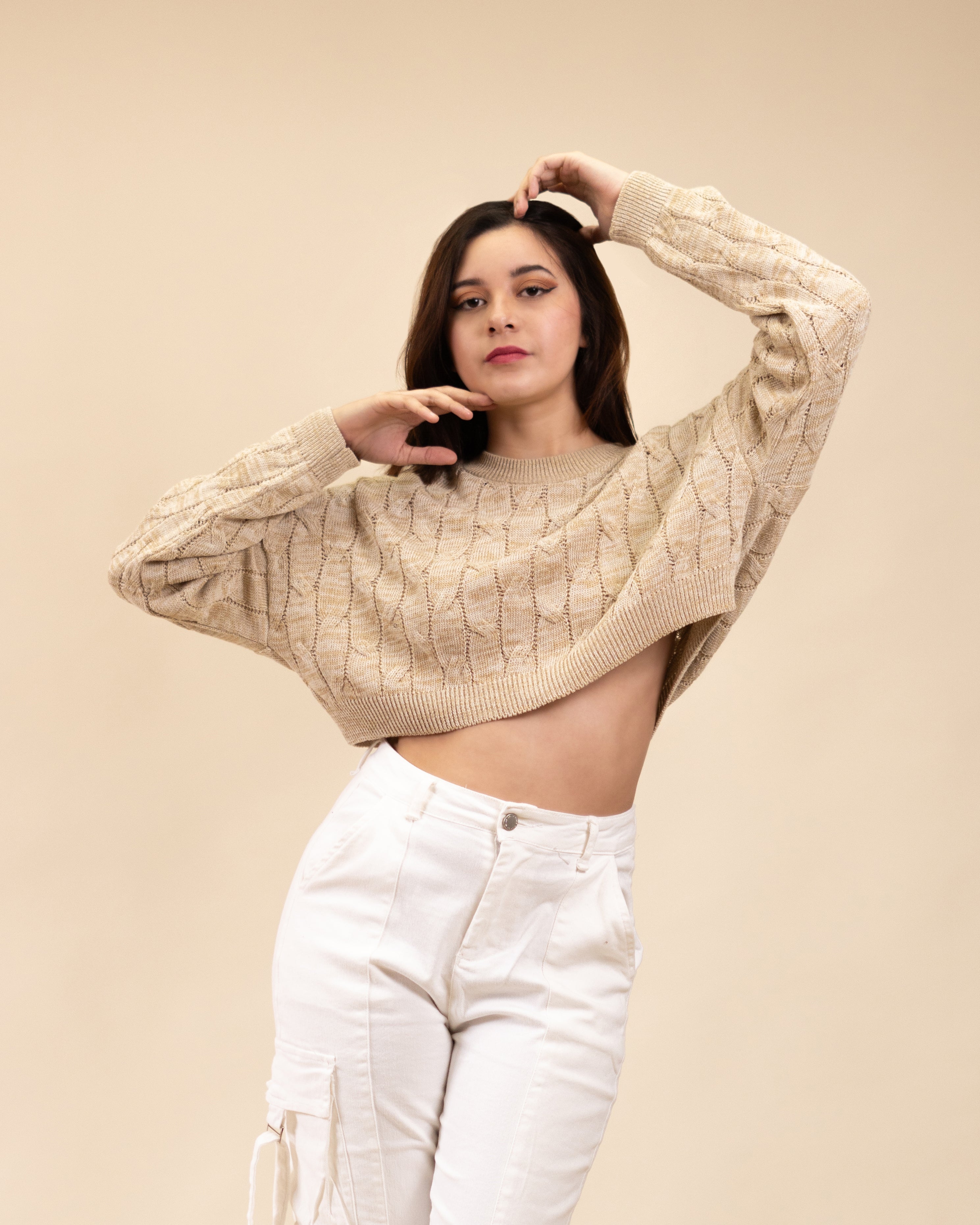 Suéter Corto Trenzado