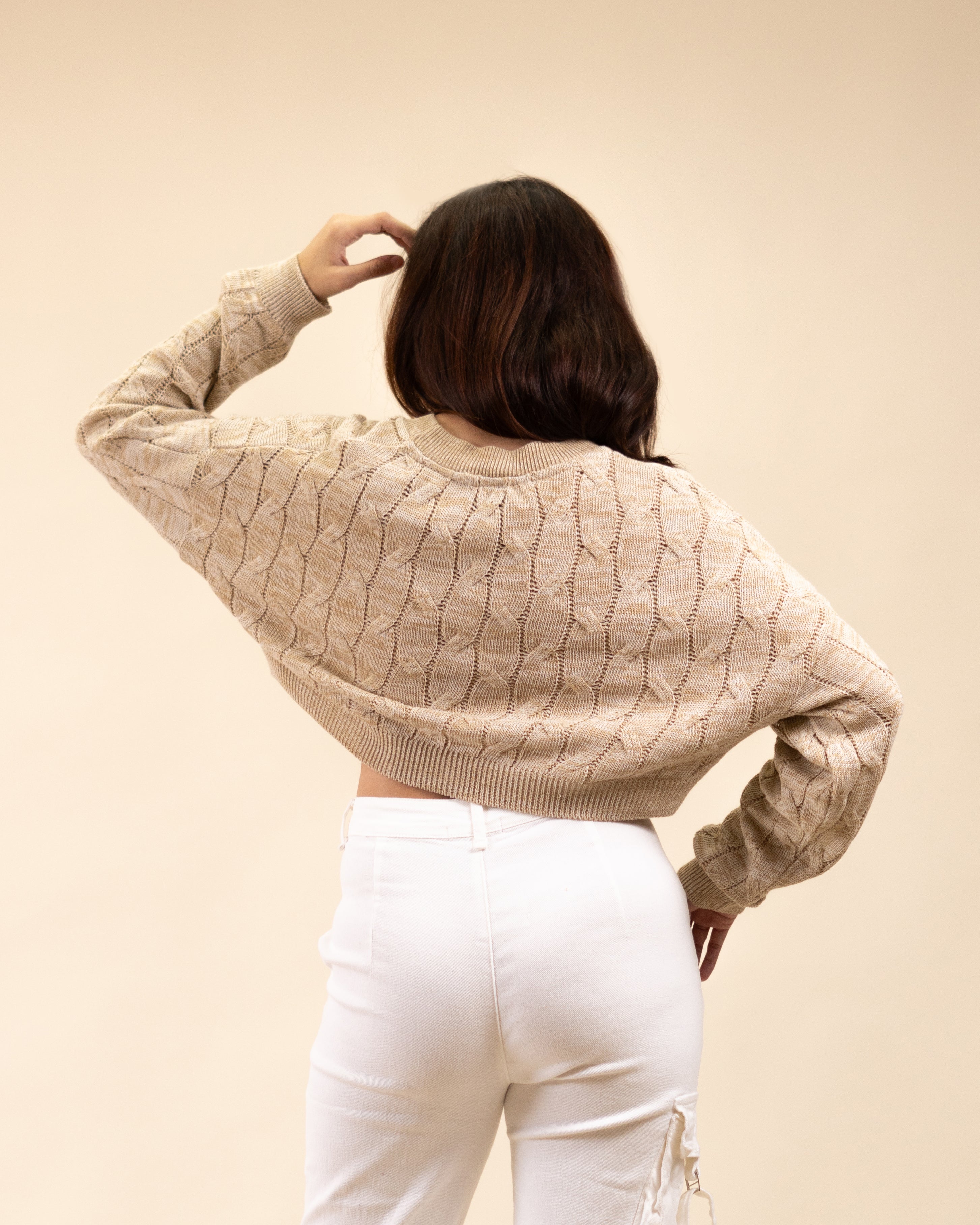 Suéter Corto Trenzado