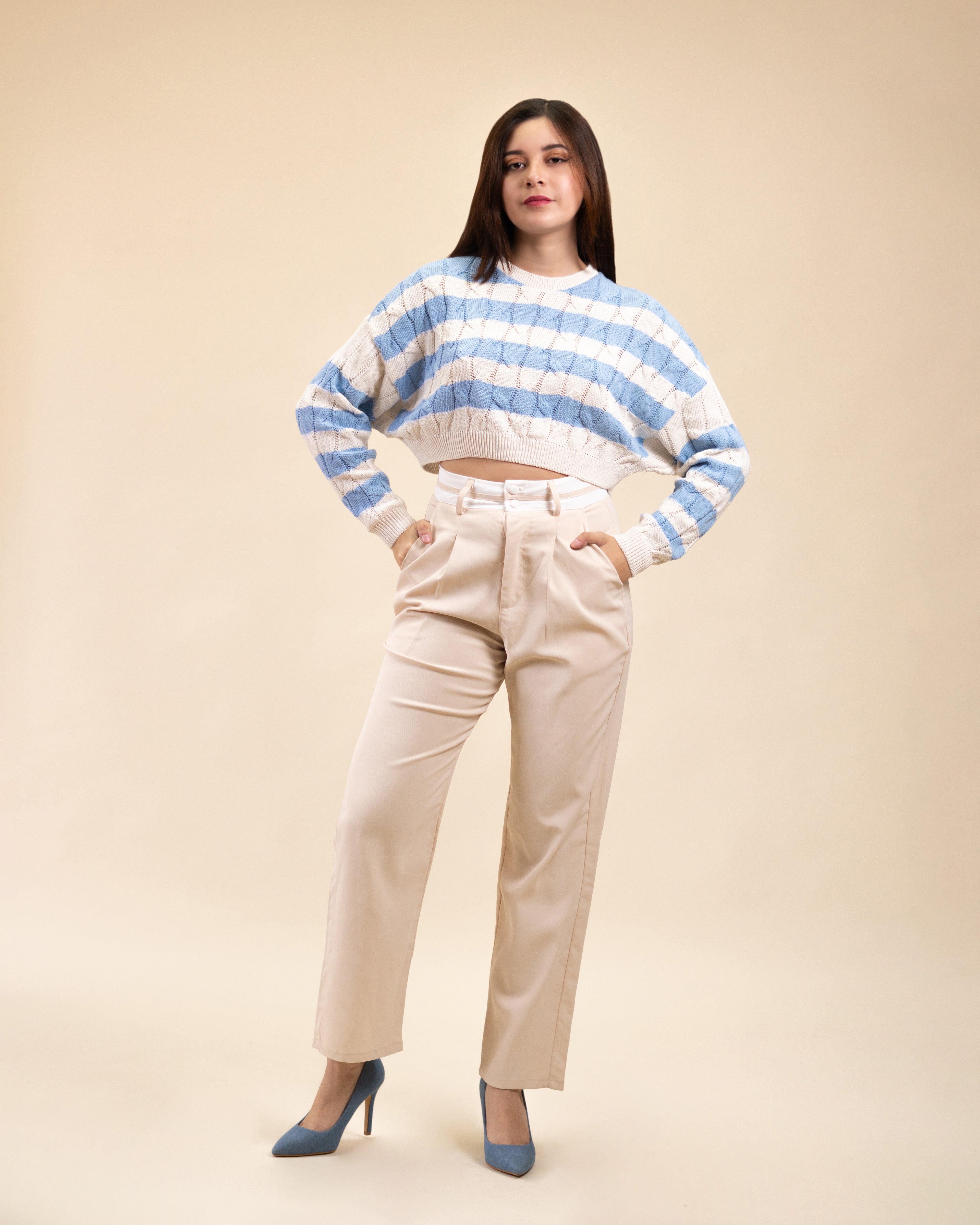 Suéter Corto Trenzado