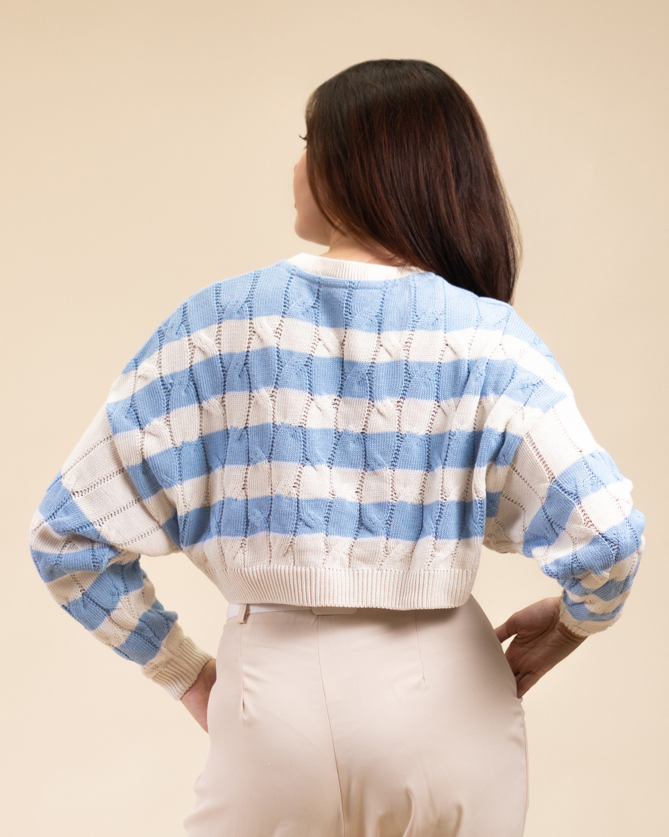 Suéter Corto Trenzado