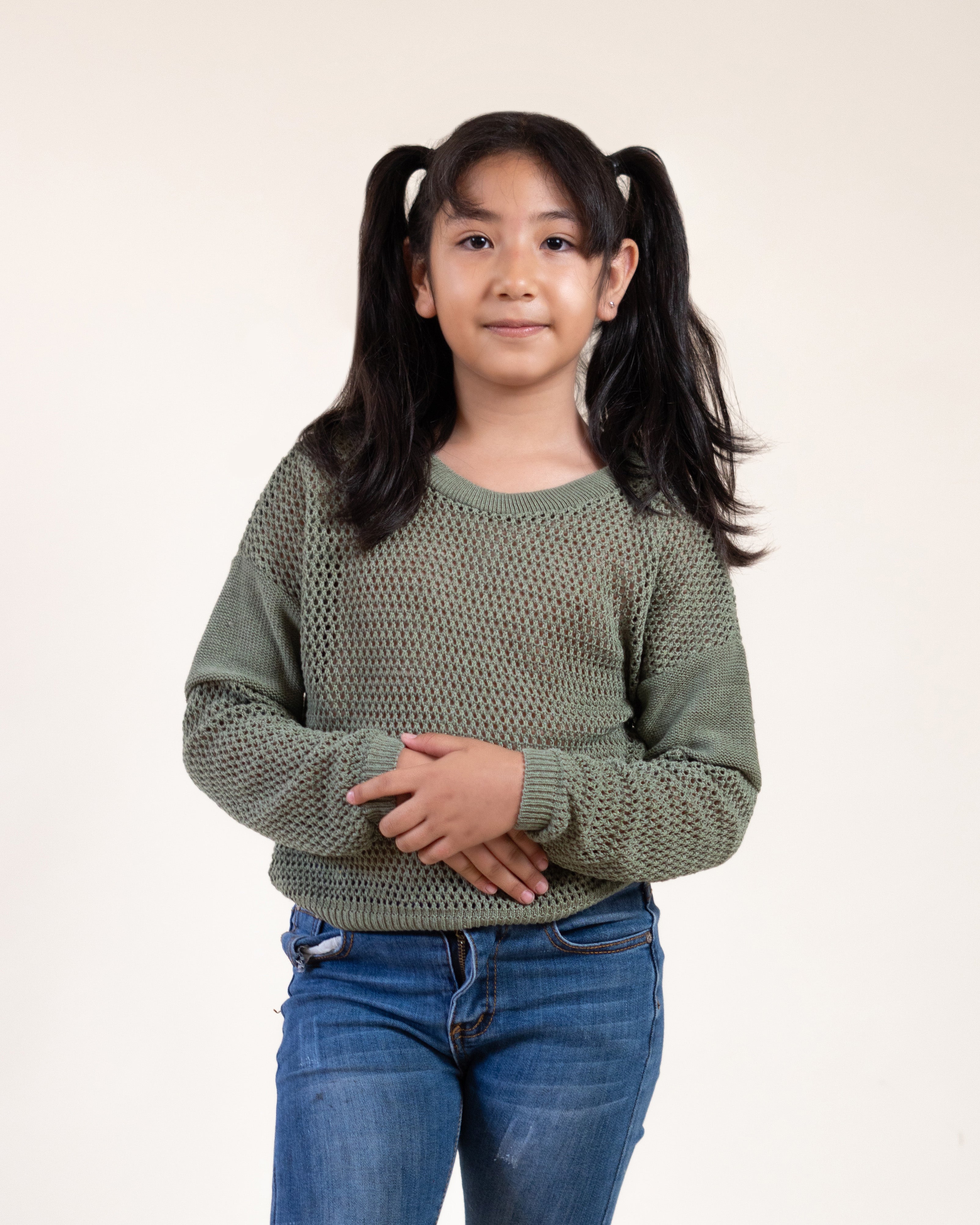 Suéter Calado Verde