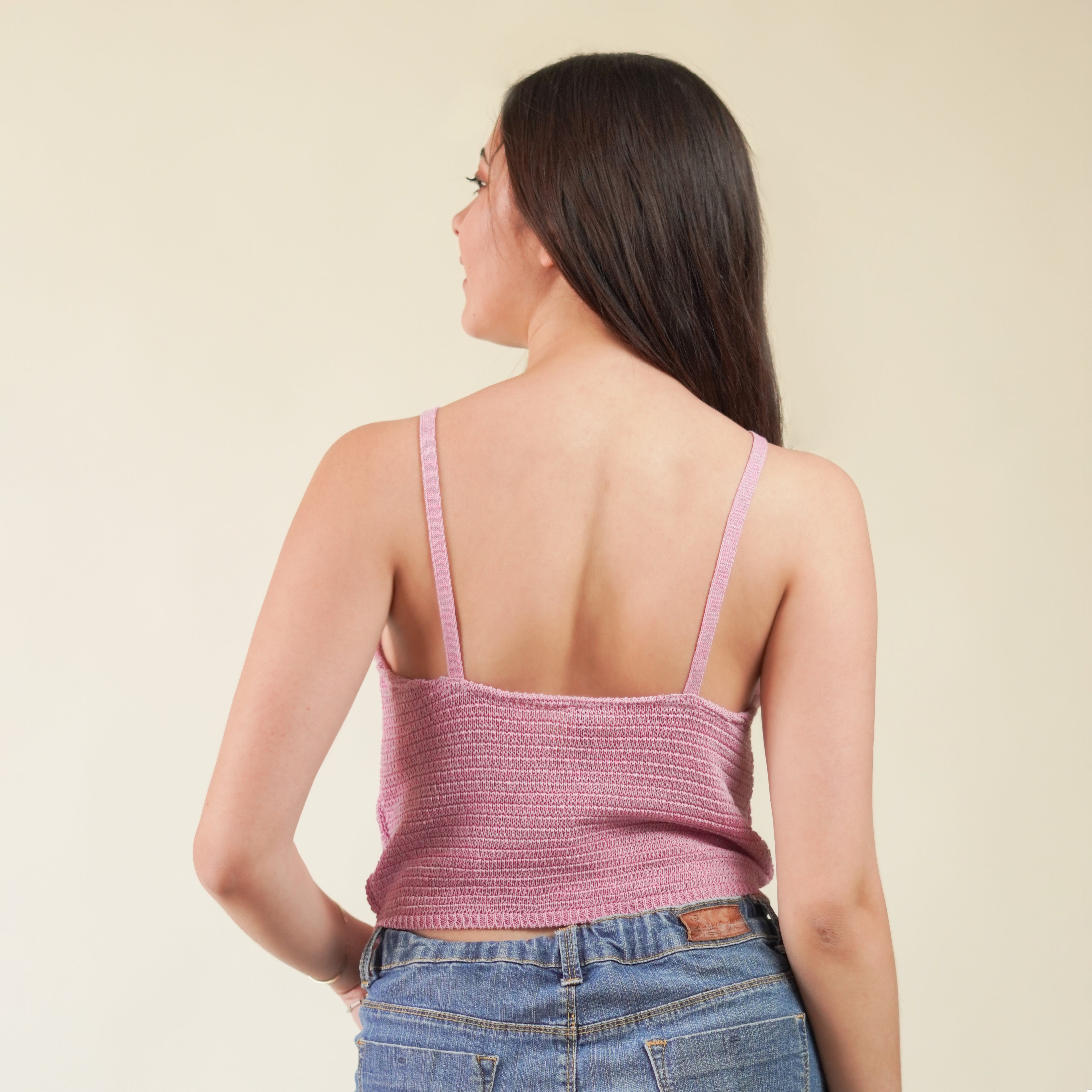 Top Rosa Tirantes