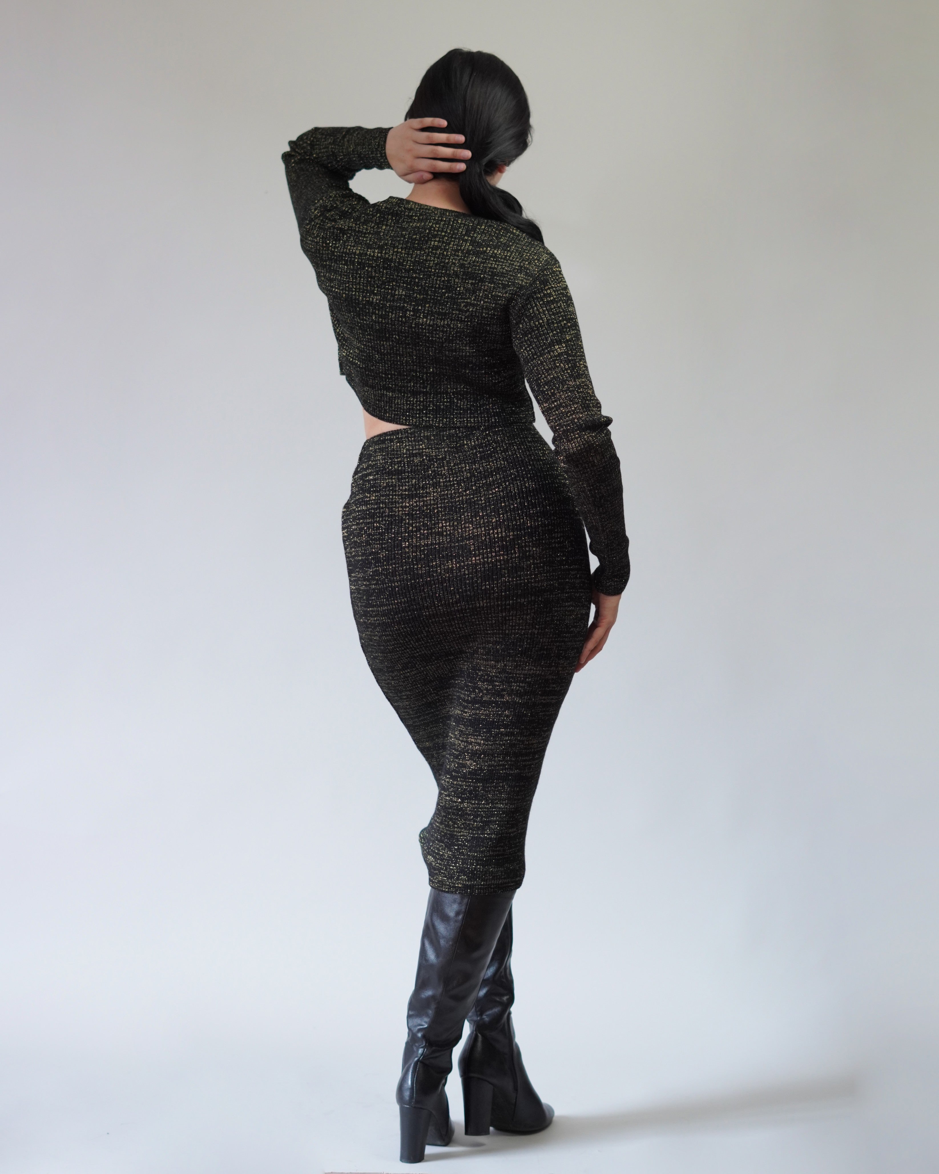 Set Falda y Suéter Brillo