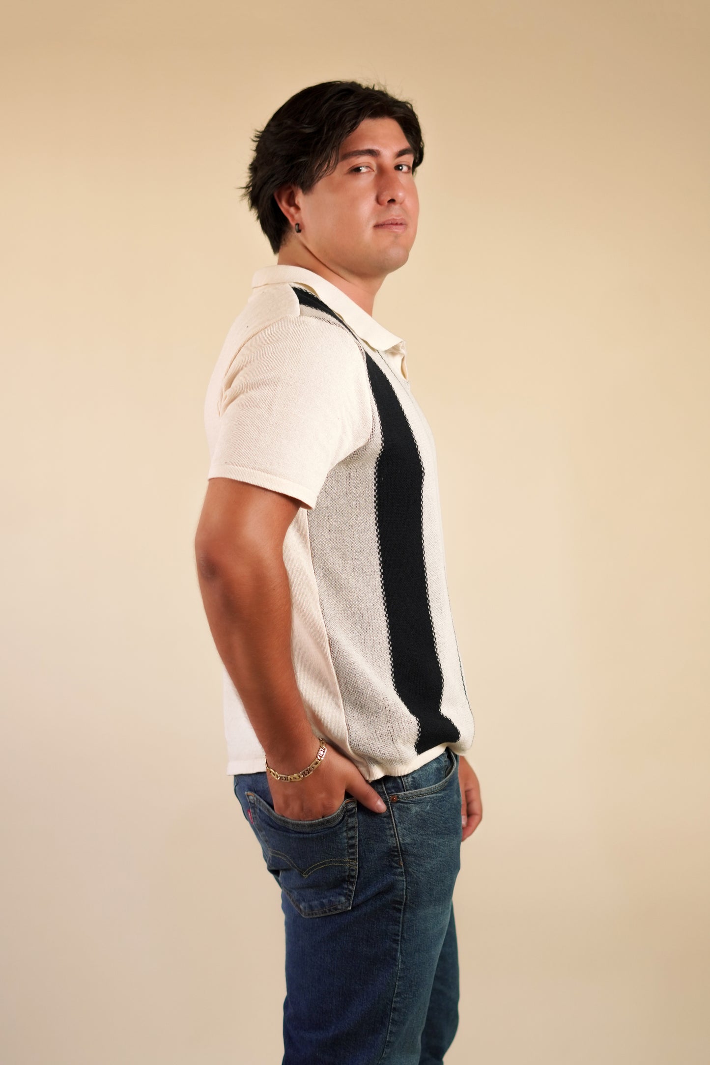 Playera Polo Rayas