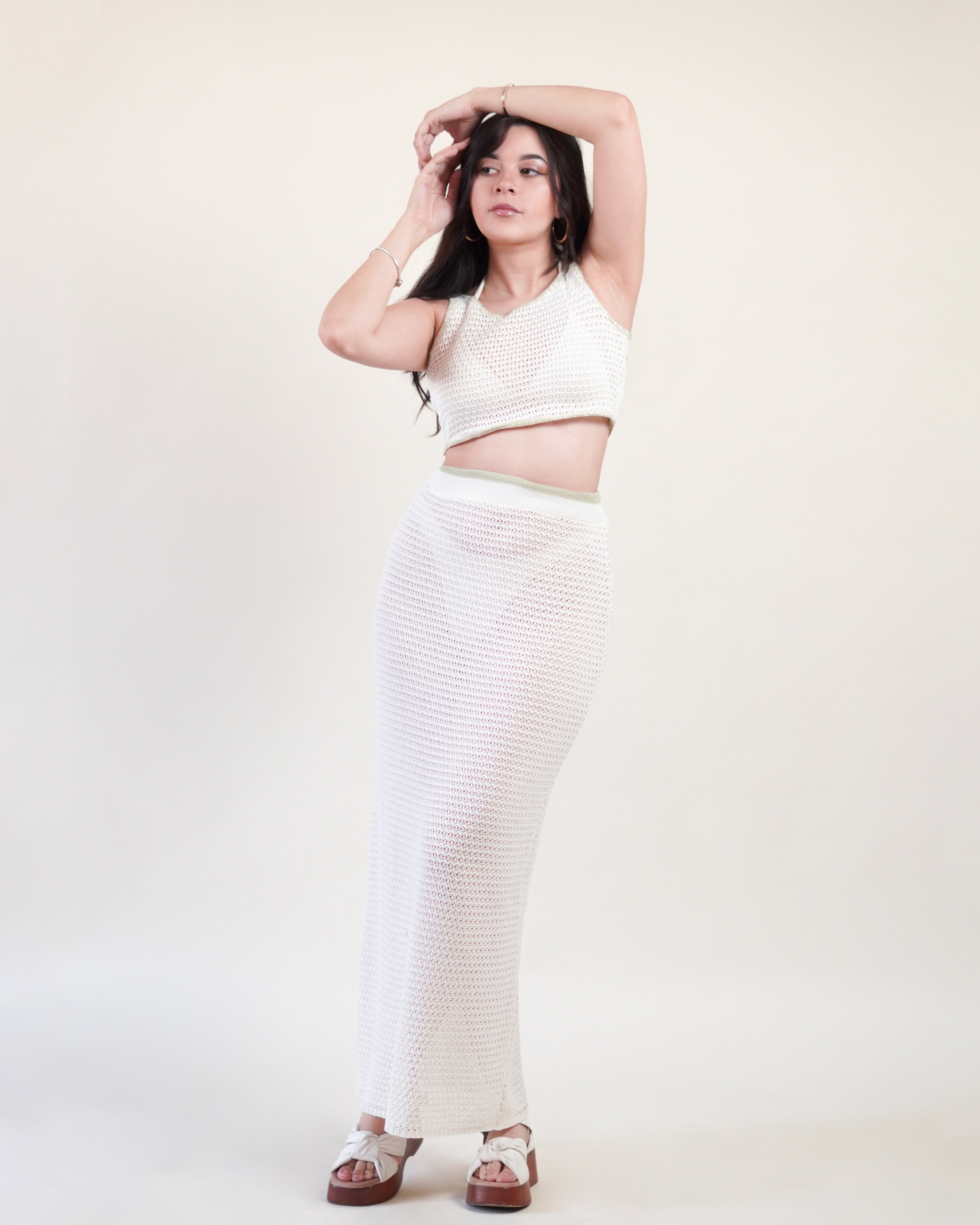 Set Top y Falda Larga