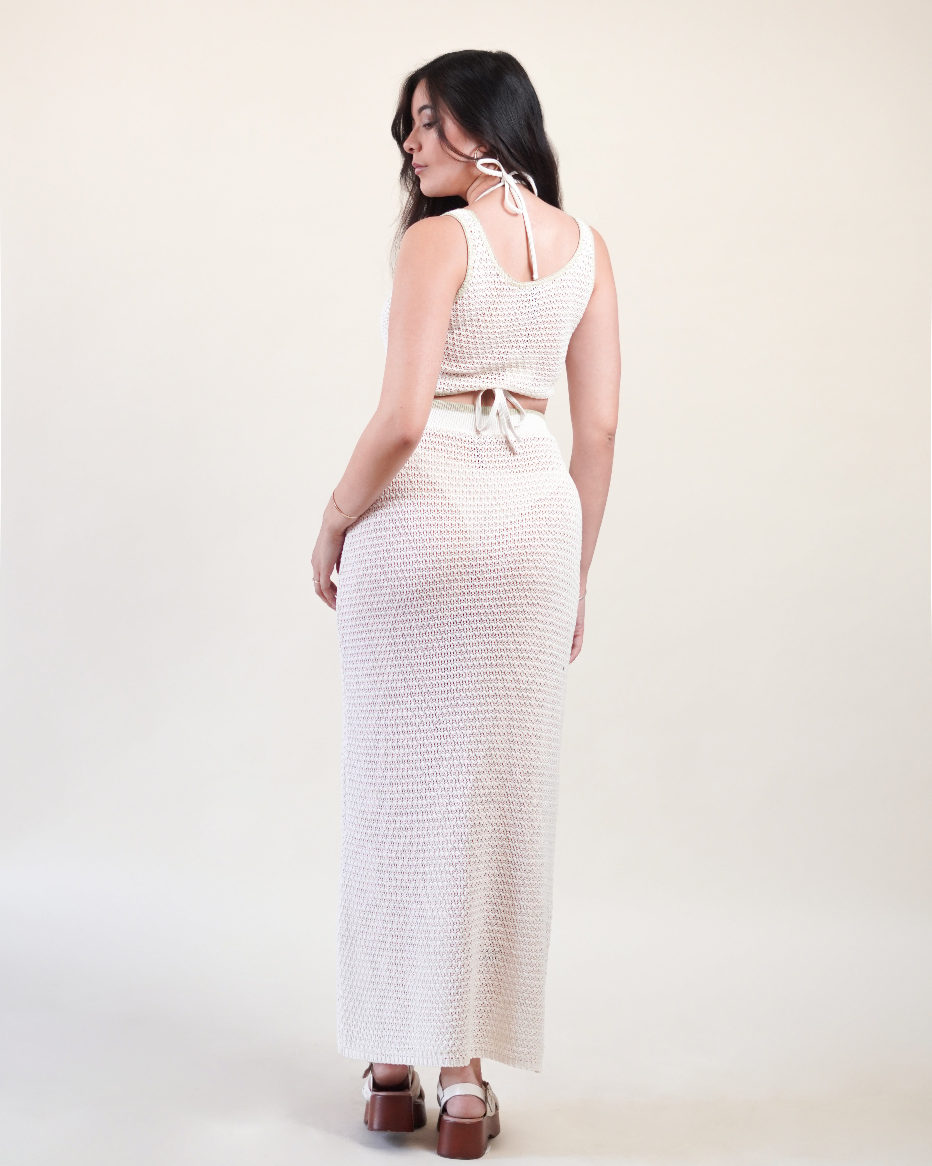 Set Top y Falda Larga