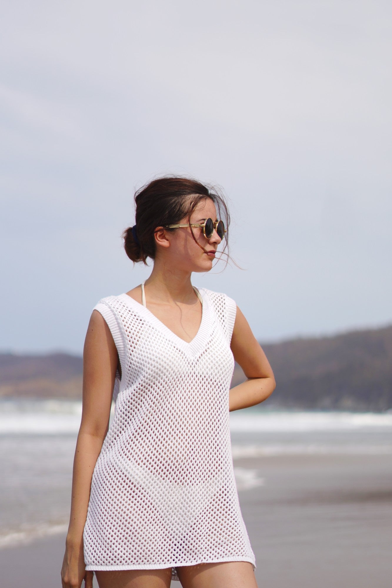 Chaleco Largo Calado