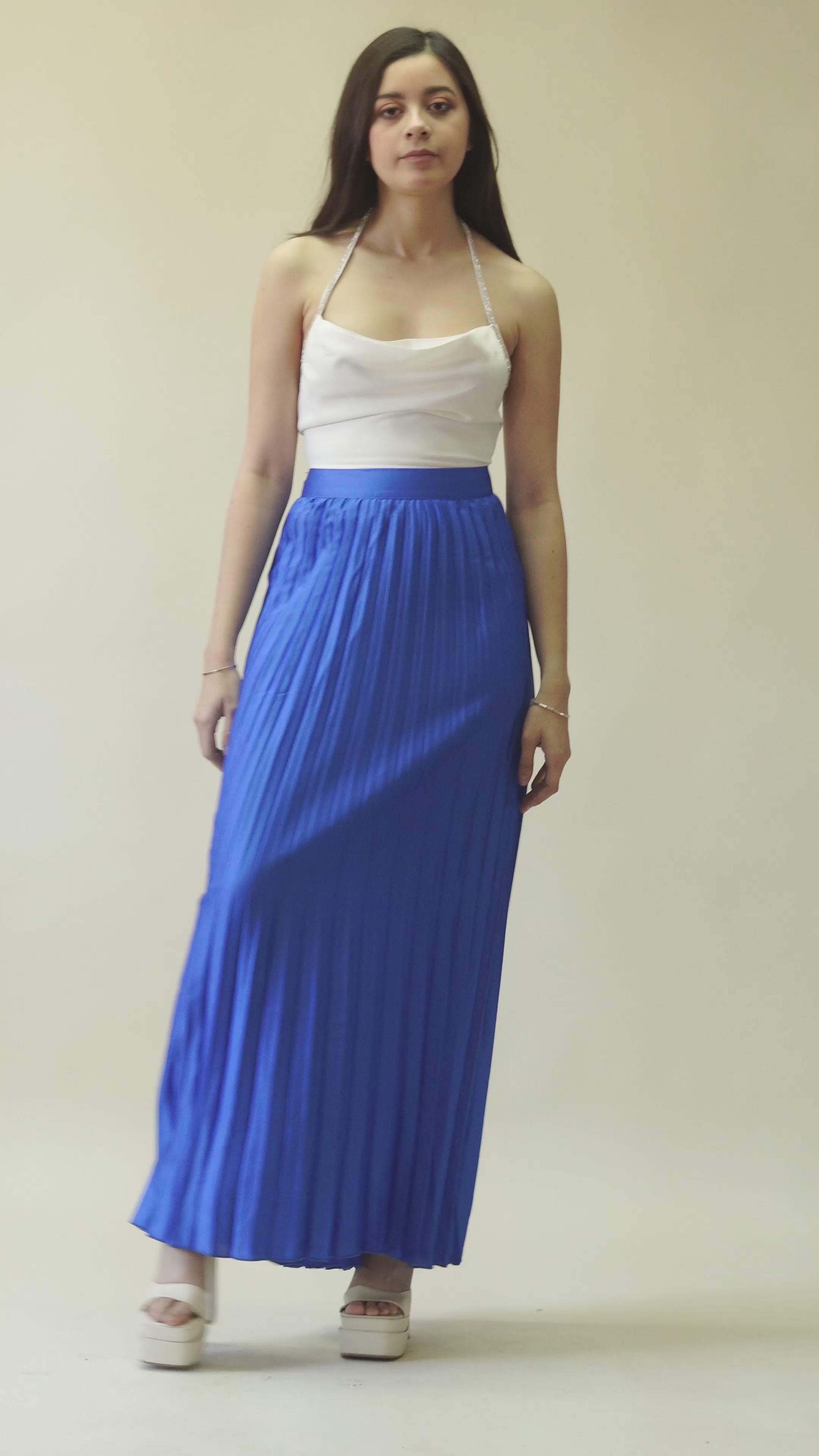 Falda Larga Satén