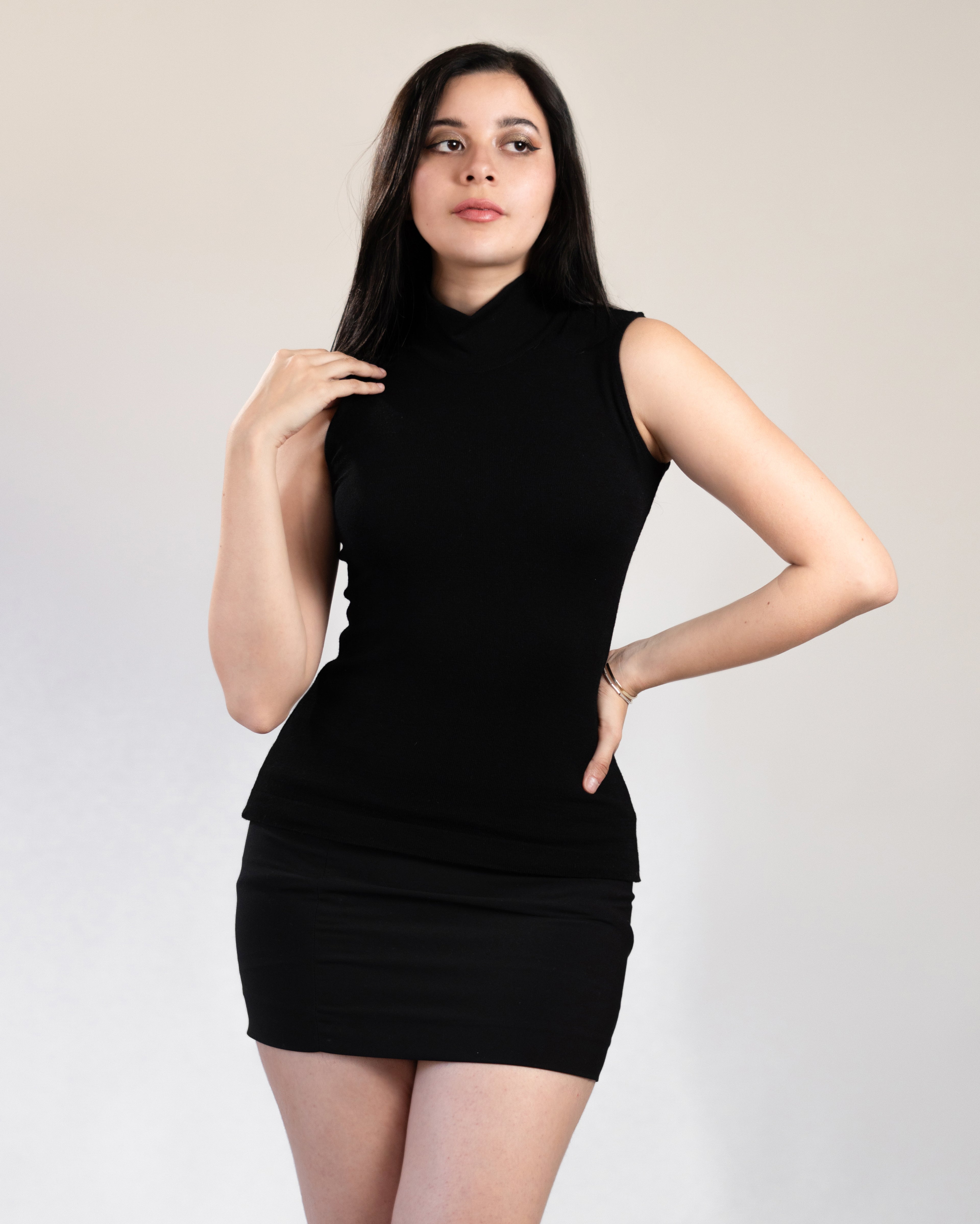Blusa Básica Sin Mangas