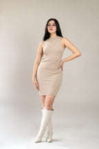 Vestido Acanalado Básico
