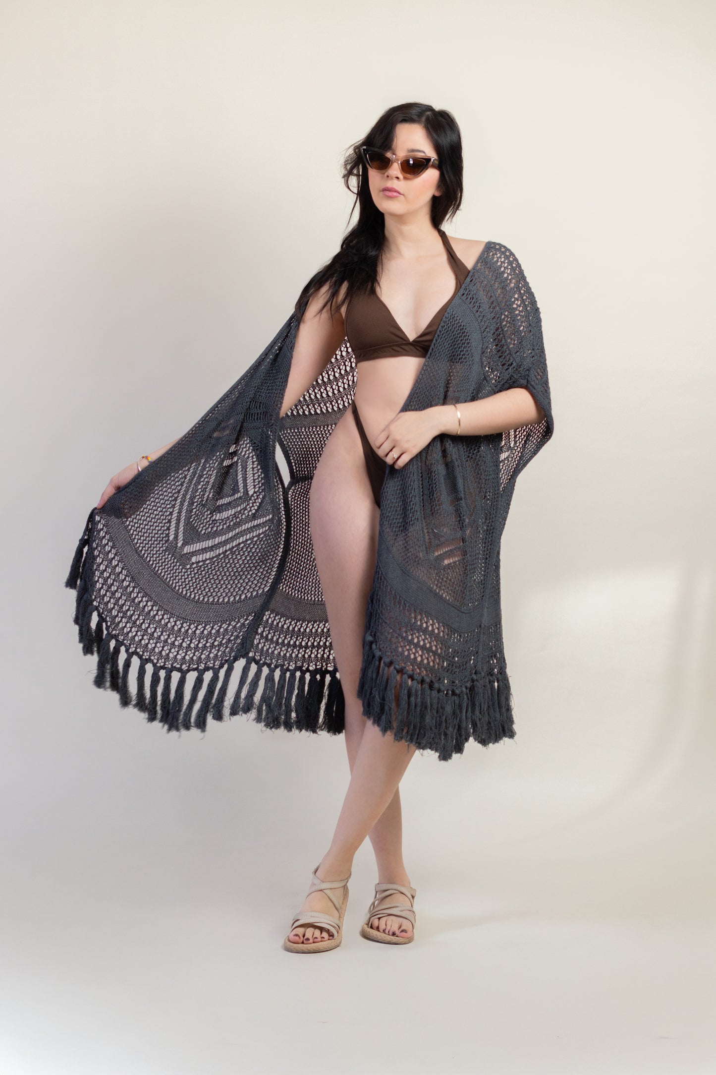 Kimono Tejido Barbas