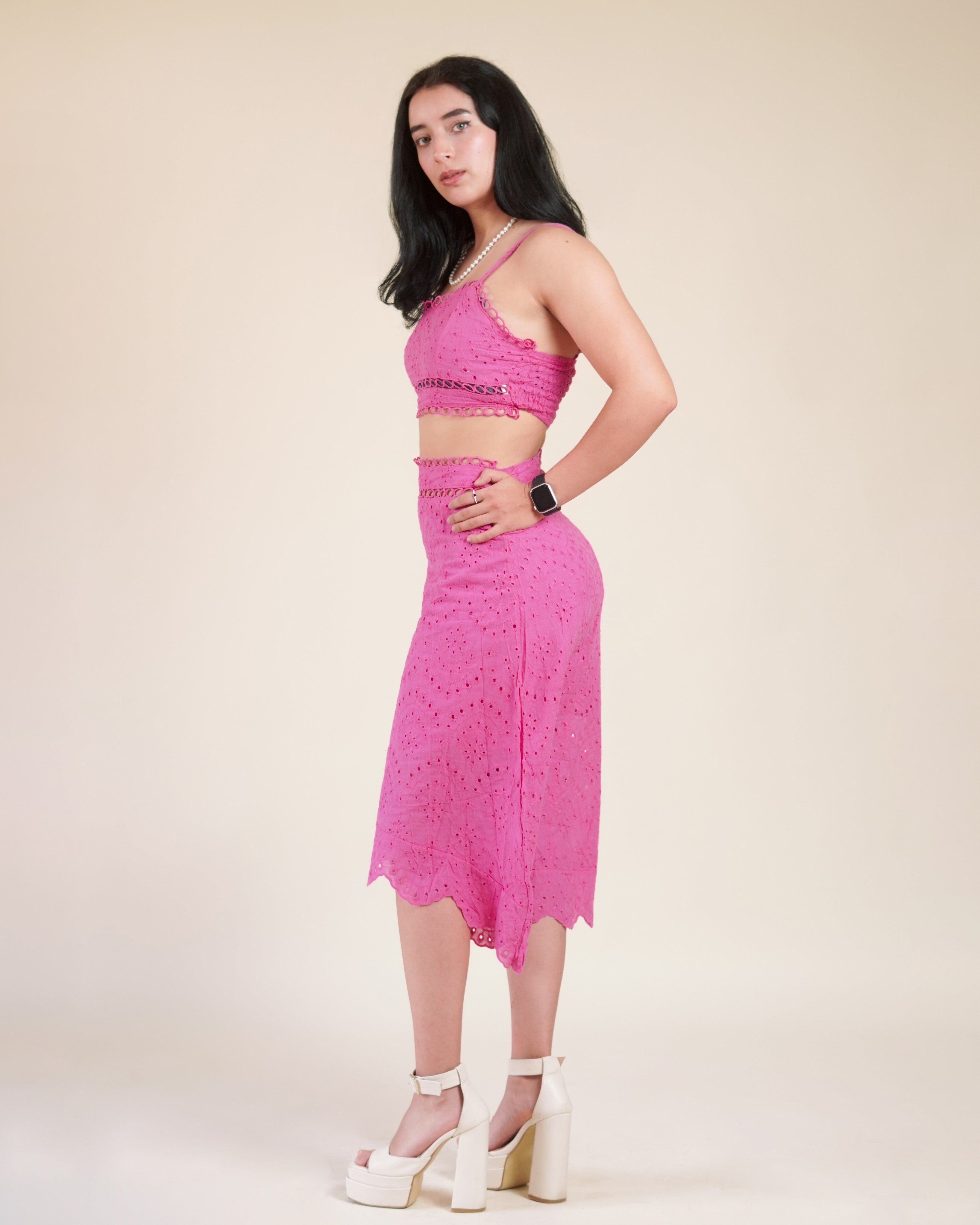 Set Falda Midi y Top