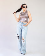 Blusa Metálica