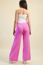 Pantalón Pata de Elefante Tejido