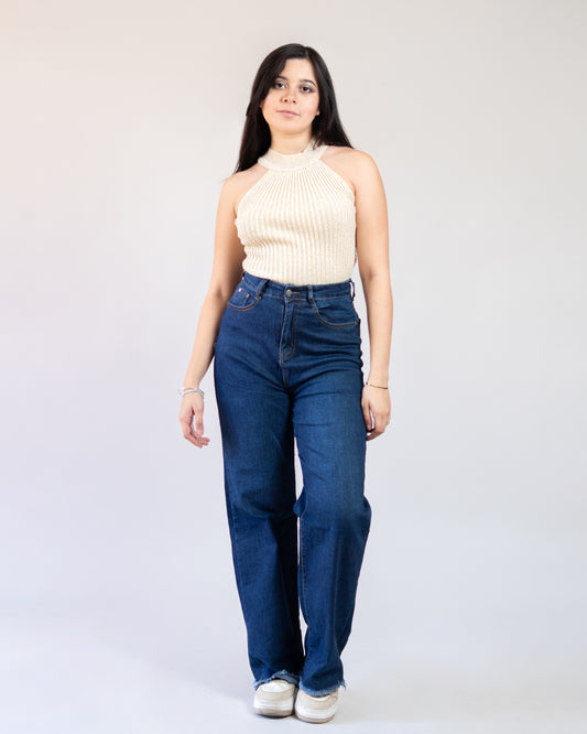 Jeans Tiro Alto