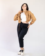 Pantalón Mom Mezclilla
