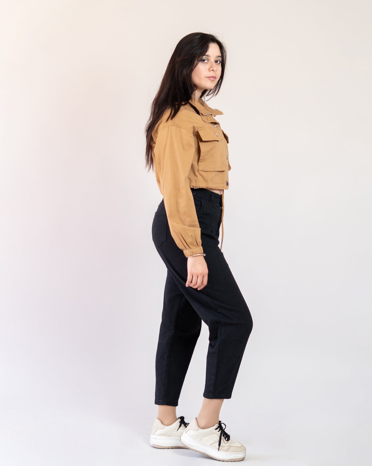 Pantalón Mom Mezclilla