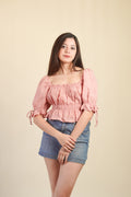 Blusa Campesina Rosa