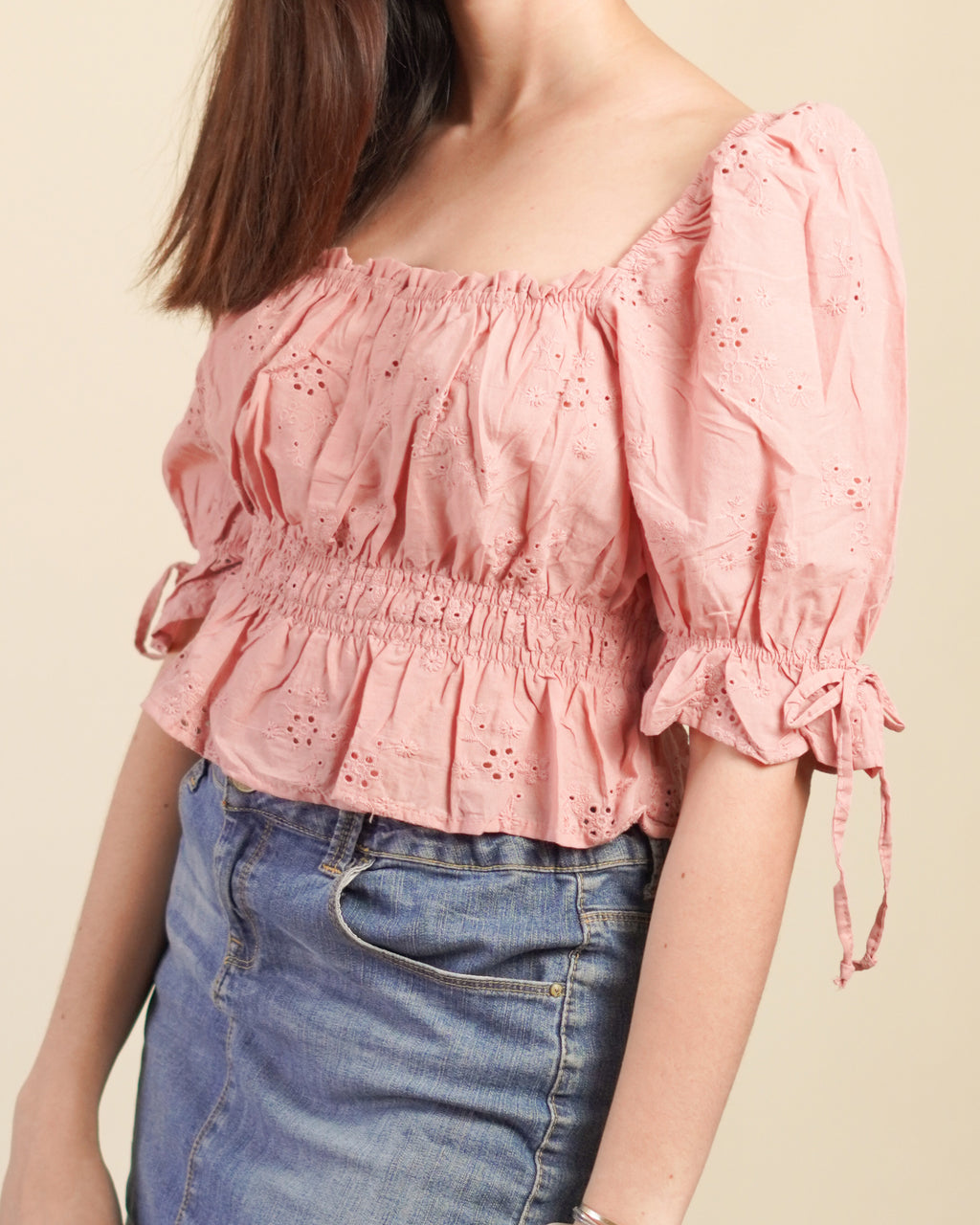Blusa Campesina Rosa