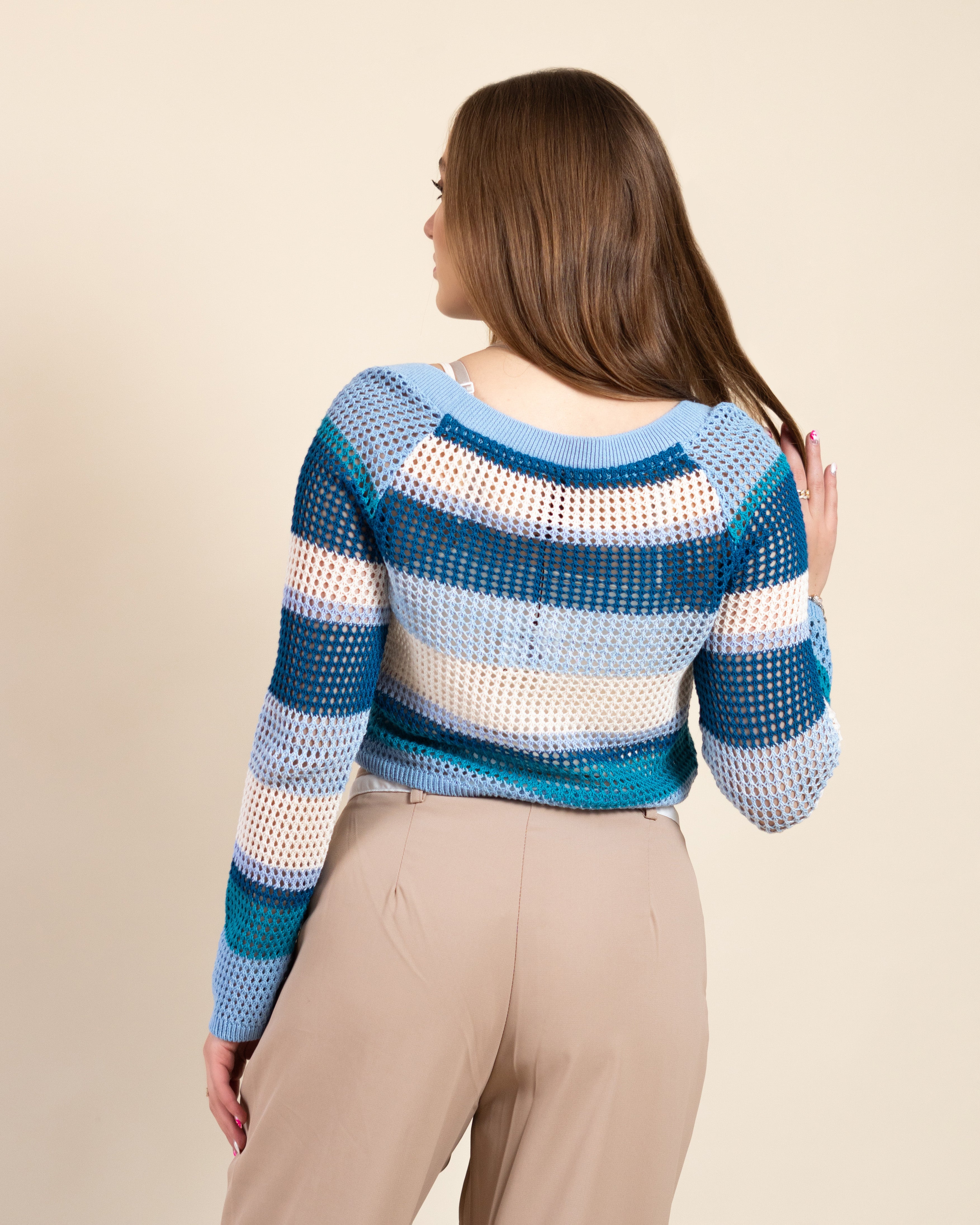 Suéter Calado Blue