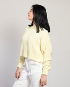 Suéter Amarillo Tejido