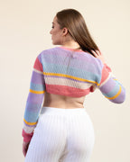 Micro Suéter Multicolor