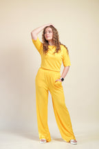 Set Amarillo Pantalón y Top