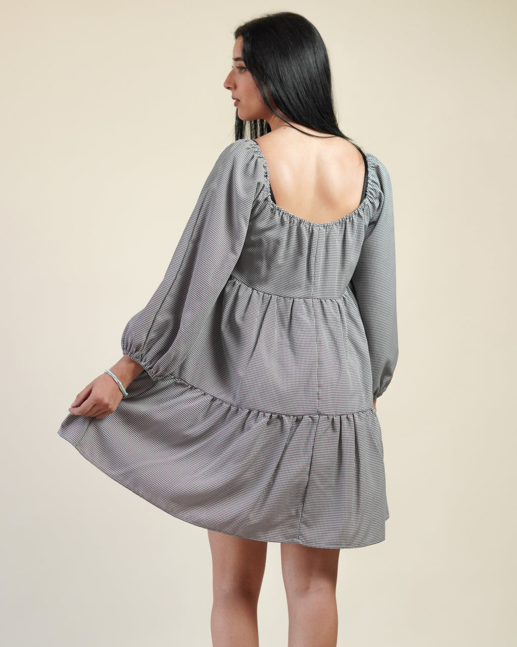 Vestido Corto Cuadritos