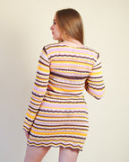 Vestido Calado Multicolor