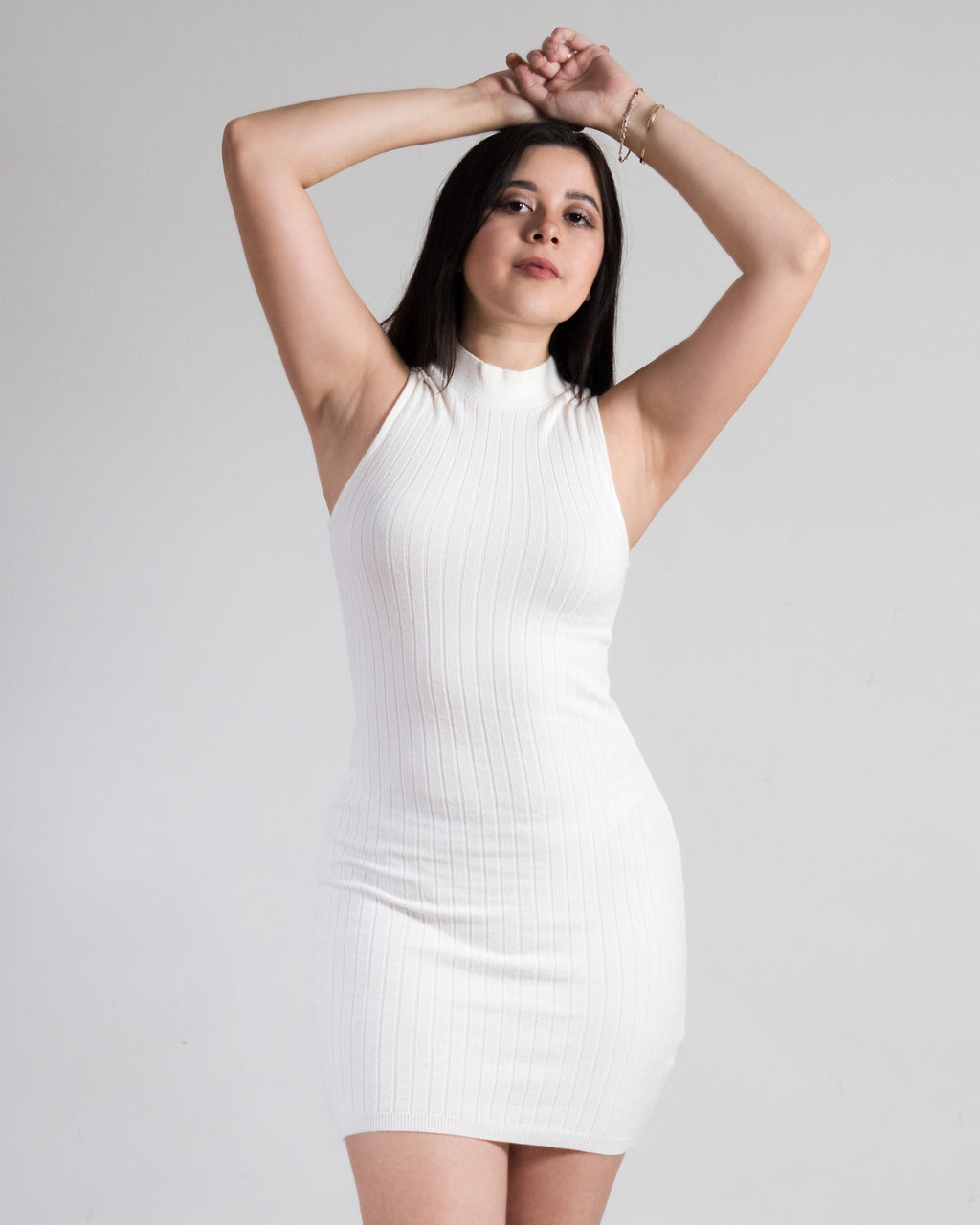 Vestido Corto Canalé