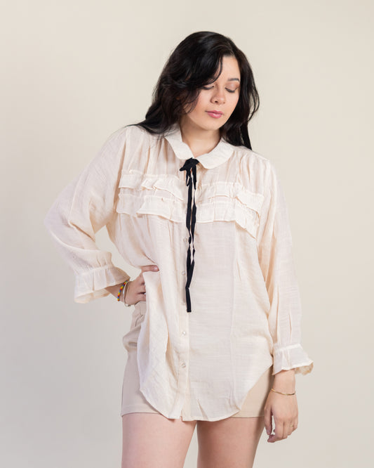 Blusa Oversize Moño