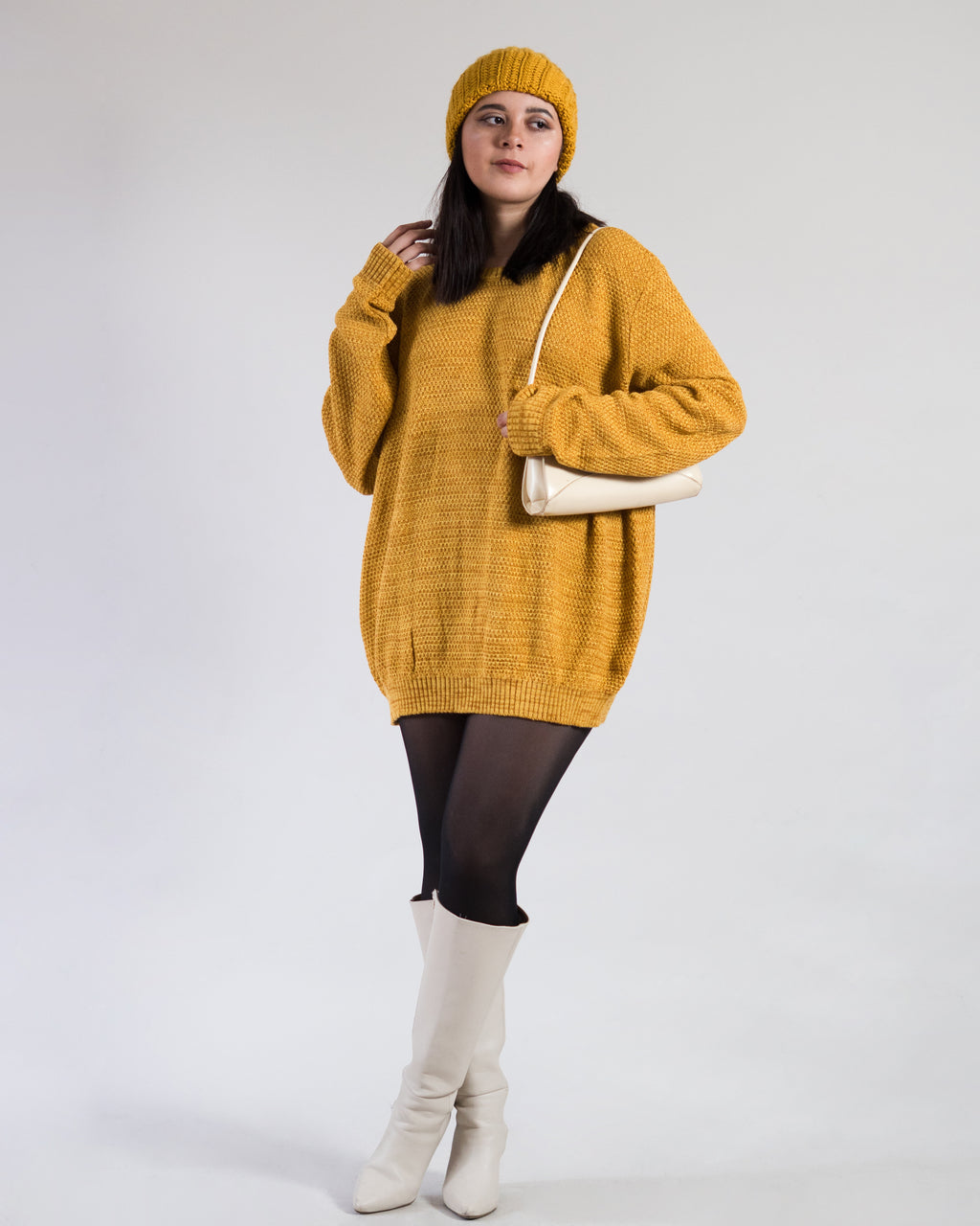 Maxi Suéter Ocre