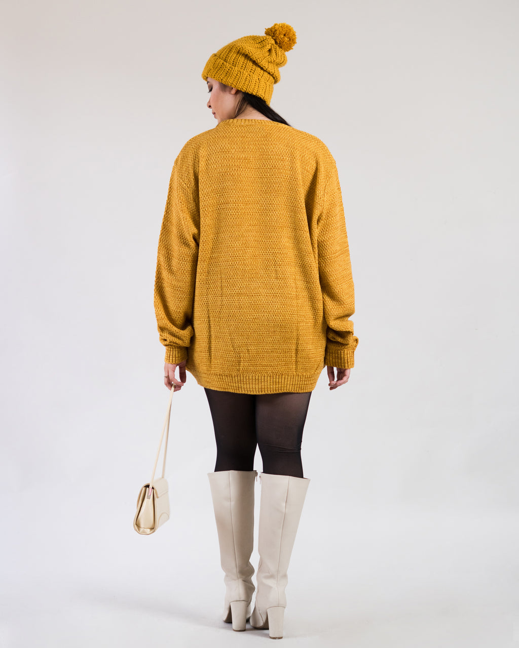 Maxi Suéter Ocre