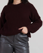 Suéter Canalé Vino