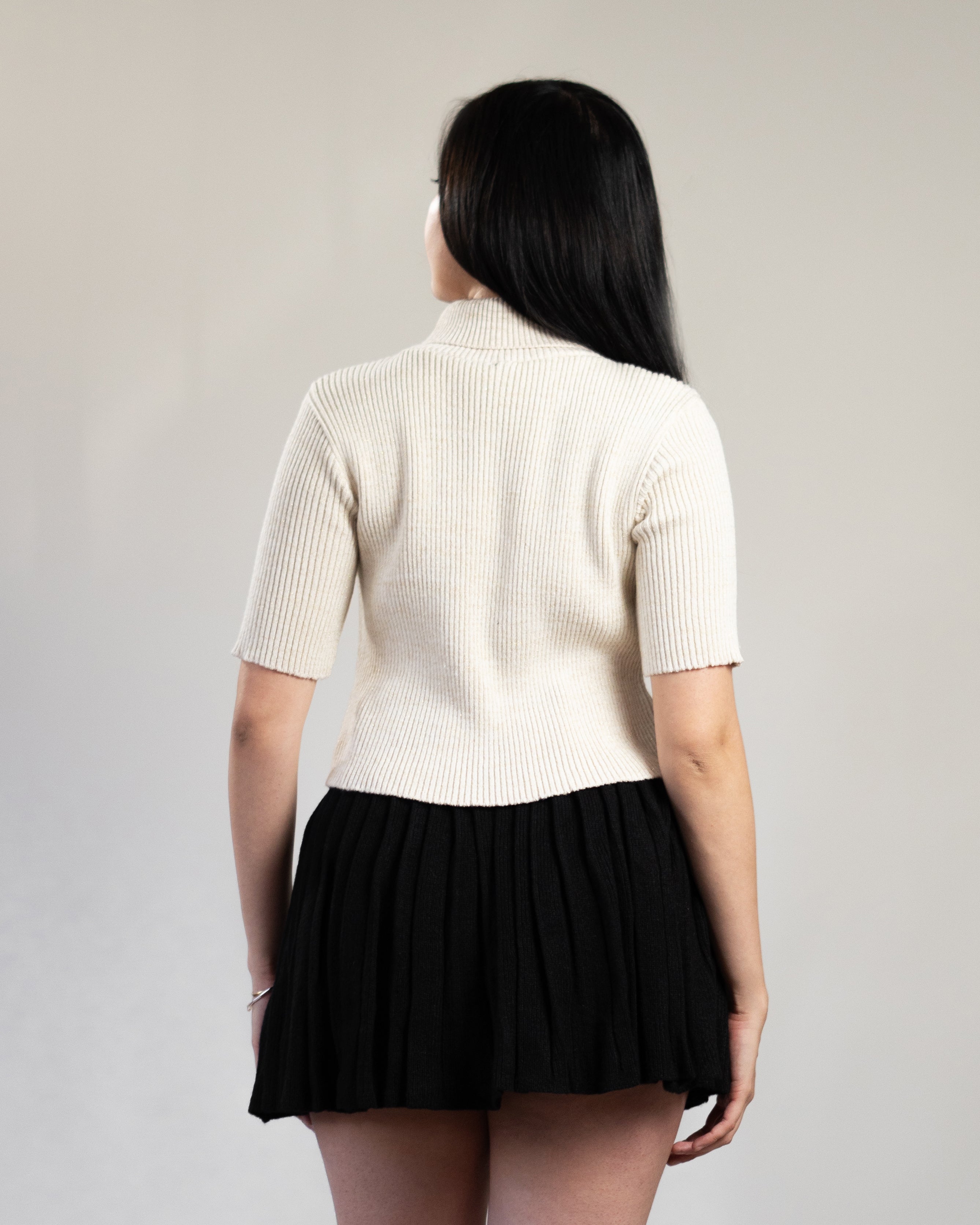 Blusa Brillo Cuello Tortuga