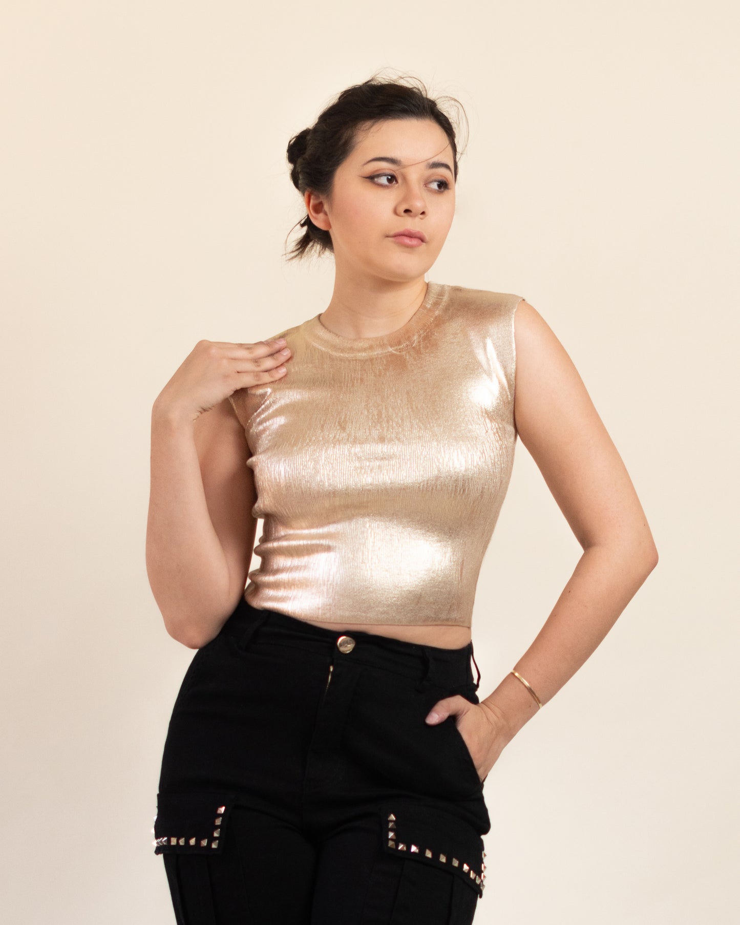 Blusa Metálica
