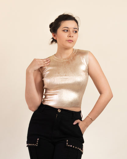 Blusa Metálica