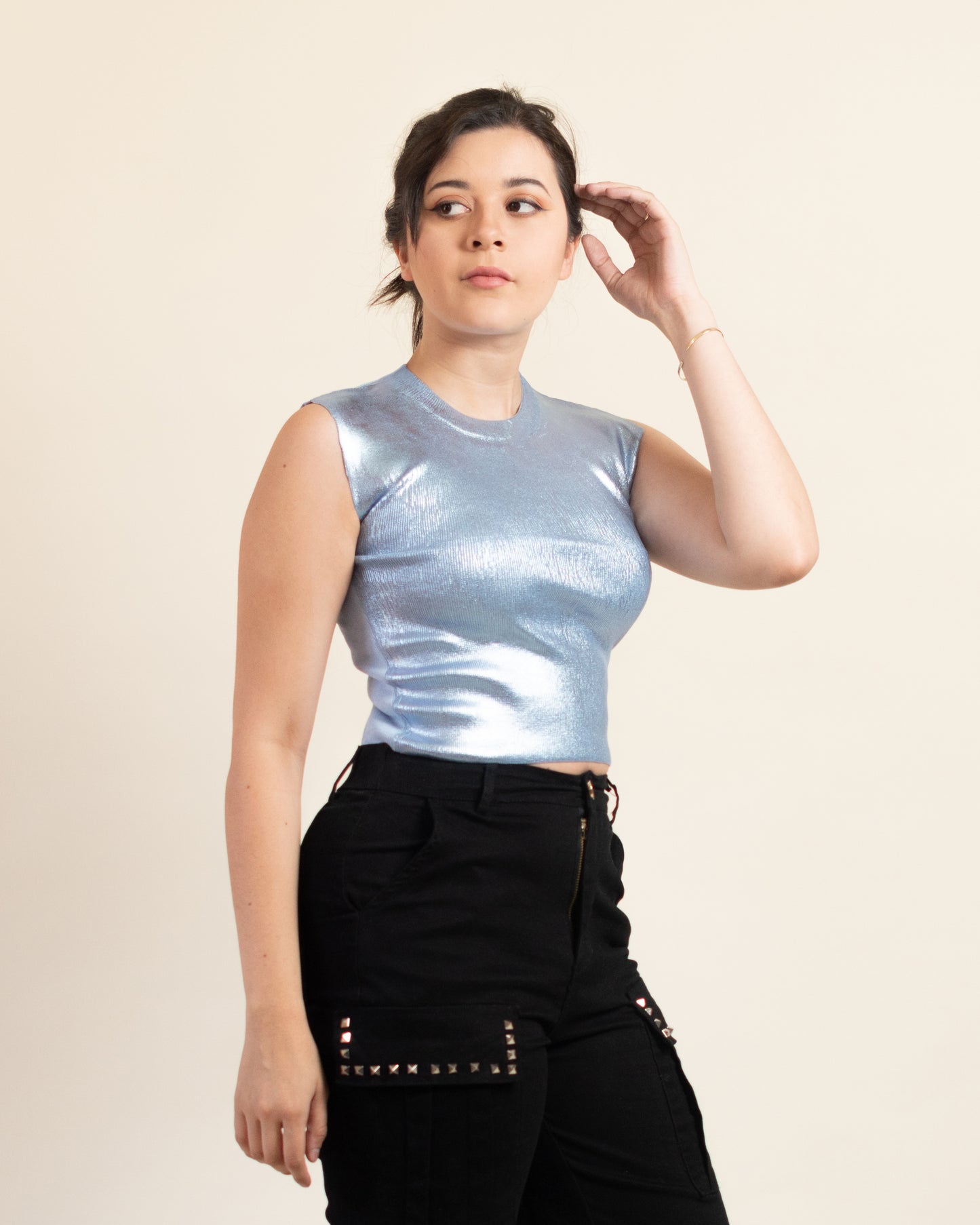 Blusa Metálica