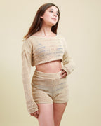 Set Short y Crop Top