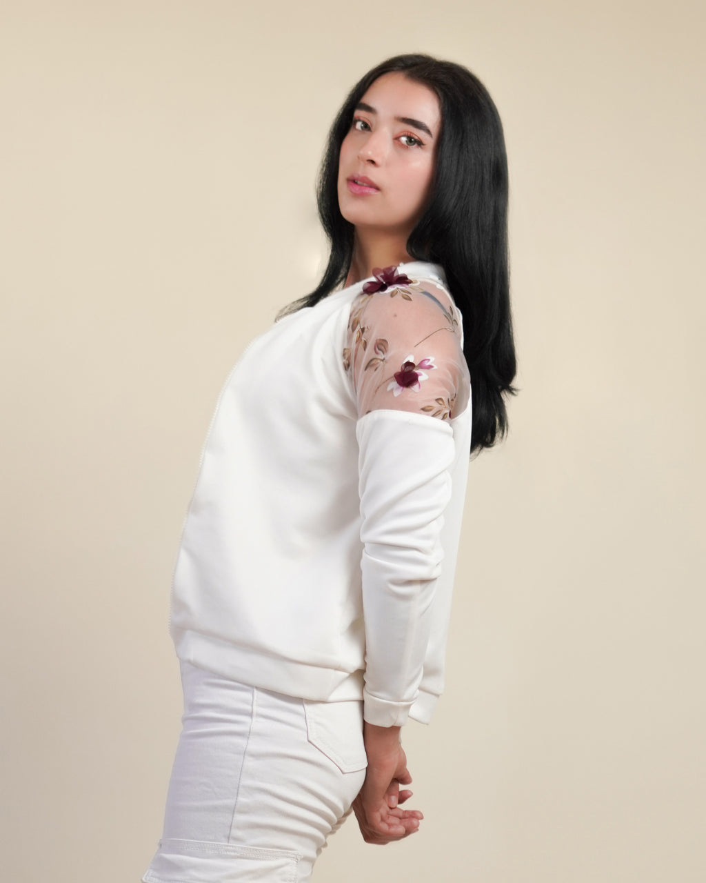 Sudadera Florecitas