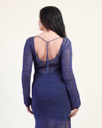 Vestido Midi Azul