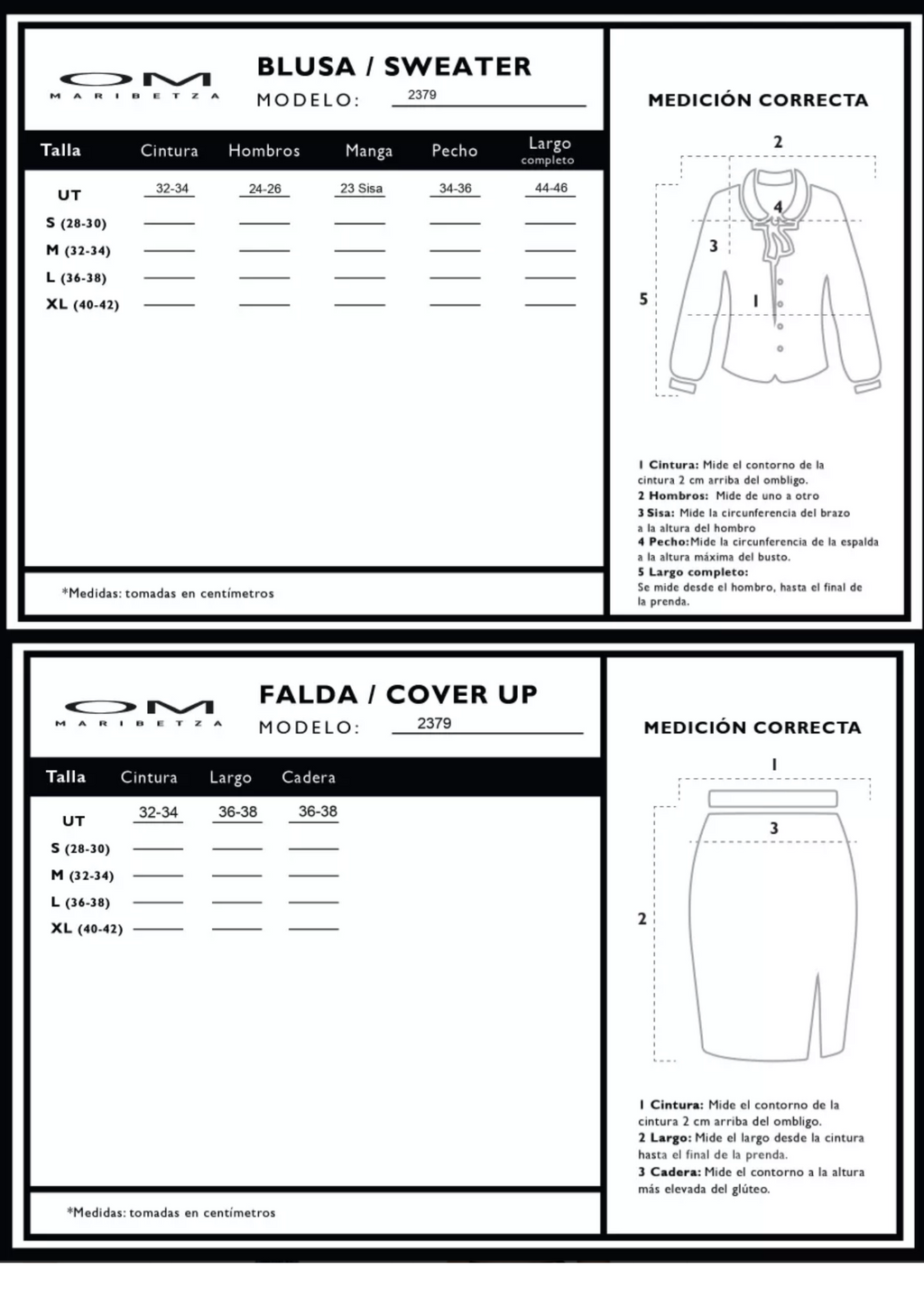 Set Falda y Top Tejido