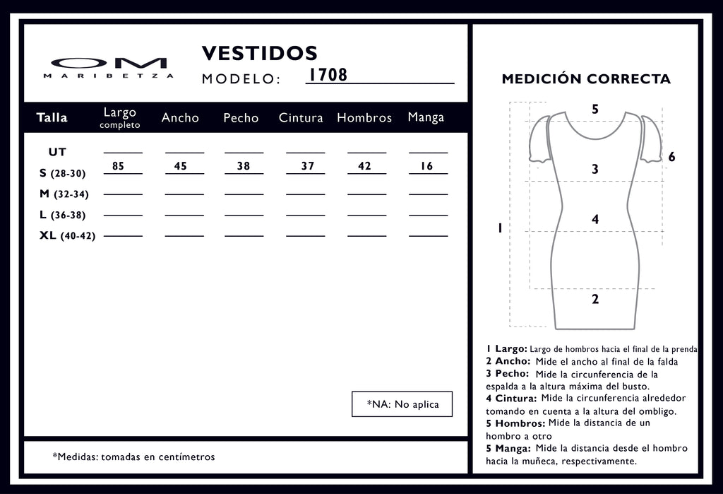Vestido Azul Eléctrico