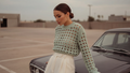 Suéter Crop Calado "Mint Breeze"