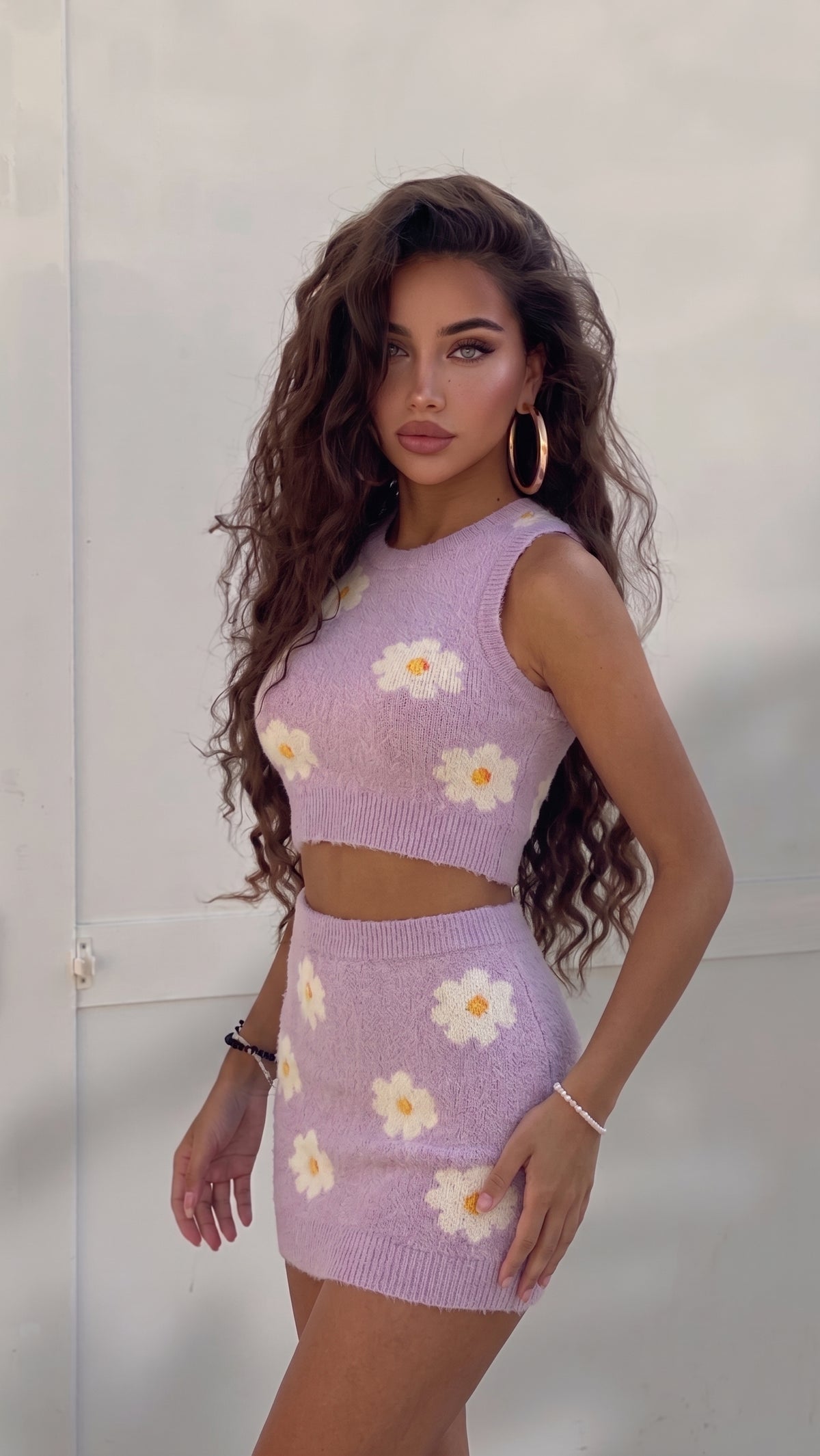 Set Falda y Top Tejido