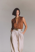Blusa Con Escote